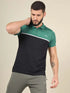 Men Colorblock Slim Fit Polo T-shirt with TECHNO COOL+