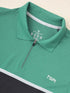 Men Colorblock Slim Fit Polo T-shirt with TECHNO COOL+