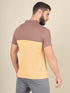 Men Colorblock Slim Fit Polo T-shirt with TECHNO COOL+
