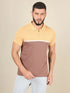 Men Colorblock Slim Fit Polo T-shirt with TECHNO COOL+