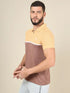 Men Colorblock Slim Fit Polo T-shirt with TECHNO COOL+