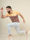 Men Colorblock Slim Fit Polo T-shirt with TECHNO COOL+