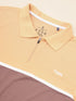 Men Colorblock Slim Fit Polo T-shirt with TECHNO COOL+