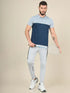 Men Colorblock Slim Fit Polo T-shirt with TECHNO COOL+