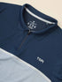 Men Colorblock Slim Fit Polo T-shirt with TECHNO COOL+
