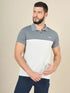 Men Colorblock Slim Fit Polo T-shirt with TECHNO COOL+