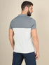 Men Colorblock Slim Fit Polo T-shirt with TECHNO COOL+