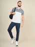 Men Colorblock Slim Fit Polo T-shirt with TECHNO COOL+