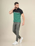 Men Colorblock Slim Fit Polo T-shirt with TECHNO COOL+