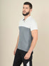 Men Colorblock Slim Fit Polo T-shirt with TECHNO COOL+