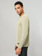 Men Self Design Slim Fit Henley Neck T-shirt with MATPIQ