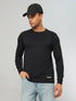 Men Self Design Slim Fit Henley Neck T-shirt with MATPIQ