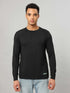 Men Self Design Slim Fit Henley Neck T-shirt with MATPIQ