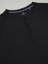 Men Self Design Slim Fit Henley Neck T-shirt with MATPIQ