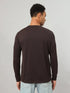 Men Self Design Slim Fit Henley Neck T-shirt with MATPIQ