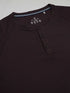 Men Self Design Slim Fit Henley Neck T-shirt with MATPIQ