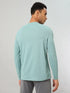 Men Self Design Slim Fit Henley Neck T-shirt with MATPIQ