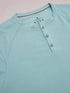 Men Self Design Slim Fit Henley Neck T-shirt with MATPIQ