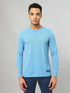 Men Self Design Slim Fit Henley Neck T-shirt with MATPIQ