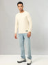 Men Self Design Slim Fit Henley Neck T-shirt with MATPIQ