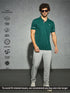 Men Solid Slim Fit Polo T-shirt with TECHNO COOL+