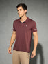 Men Solid Slim Fit Polo T-shirt with TECHNO COOL+