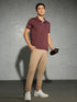 Men Solid Slim Fit Polo T-shirt with TECHNO COOL+