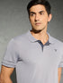 Men Solid Slim Fit Polo T-shirt with TECHNO COOL+