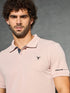 Men Solid Slim Fit Polo T-shirt with TECHNO COOL+