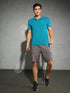Men Solid Slim Fit Polo T-shirt with TECHNO COOL+