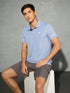 Men Solid Slim Fit Polo T-shirt with TECHNO COOL+