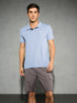 Men Solid Slim Fit Polo T-shirt with TECHNO COOL+