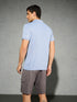 Men Solid Slim Fit Polo T-shirt with TECHNO COOL+