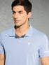 Men Solid Slim Fit Polo T-shirt with TECHNO COOL+