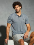 Men Solid Slim Fit Polo T-shirt with TECHNO COOL+