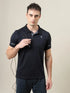 Men Solid Slim Fit Polo T-shirt with TECHNO COOL+