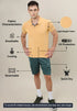 Men Solid Slim Fit Polo T-shirt with TECHNO COOL+