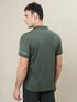 Men Solid Slim Fit Polo T-shirt with TECHNO COOL+