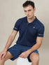 Men Solid Slim Fit Polo T-shirt with TECHNO COOL+