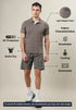Men Solid Slim Fit Polo T-shirt with TECHNO COOL+