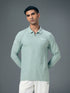 Men Solid Slim Fit Polo Sports T-shirt with MATPIQ