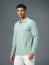 Men Solid Slim Fit Polo Sports T-shirt with MATPIQ