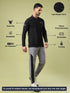 Men Solid Slim Fit Polo Sports T-shirt with MATPIQ