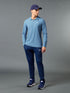 Men Solid Slim Fit Polo Sports T-shirt with MATPIQ