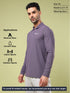 Men Solid Slim Fit Polo Sports T-shirt with MATPIQ