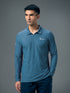 Men Solid Slim Fit Polo Sports T-shirt with MATPIQ