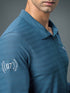 Men Solid Slim Fit Polo Sports T-shirt with MATPIQ