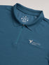 Men Solid Slim Fit Polo Sports T-shirt with MATPIQ