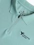 Men Solid Slim Fit Polo Sports T-shirt with MATPIQ