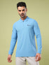 Men Solid Slim Fit Polo Sports T-shirt with MATPIQ